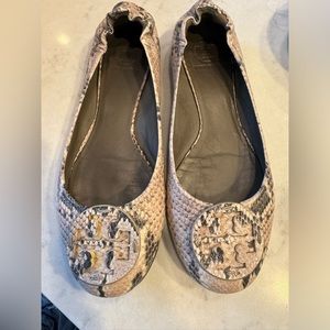 Snake skin Tory Burch fats